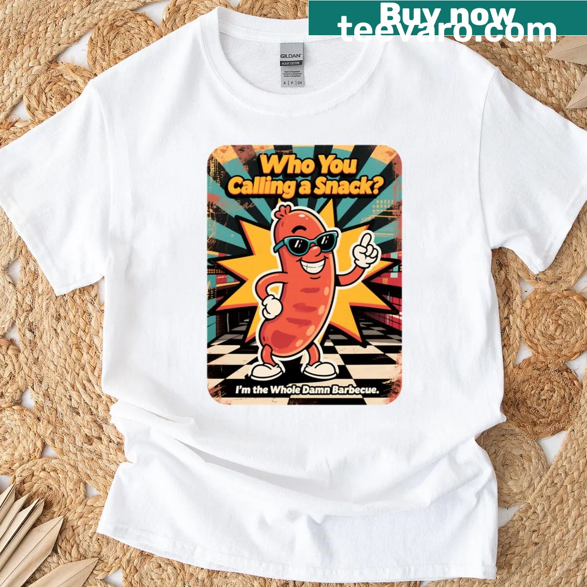 Sarcastic graphic tee featuring a raccoon and a humorous future statement — on a men's t-shirt