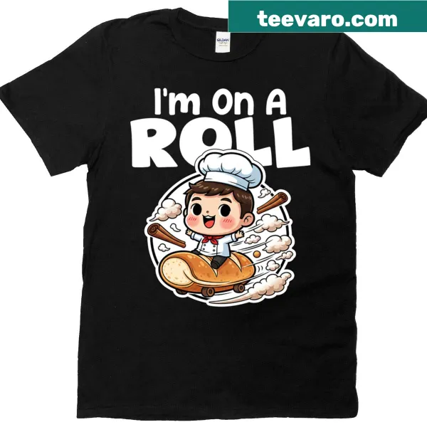 Quirky t-shirt for bakers with humorous phrase