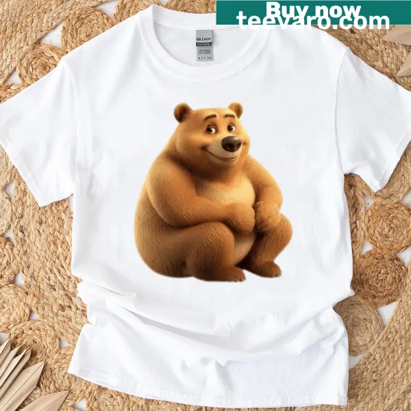 Funny t-shirt featuring a quirky pear illustration