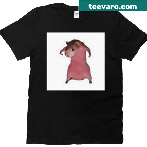 Cartoon rat graphic on T-shirt