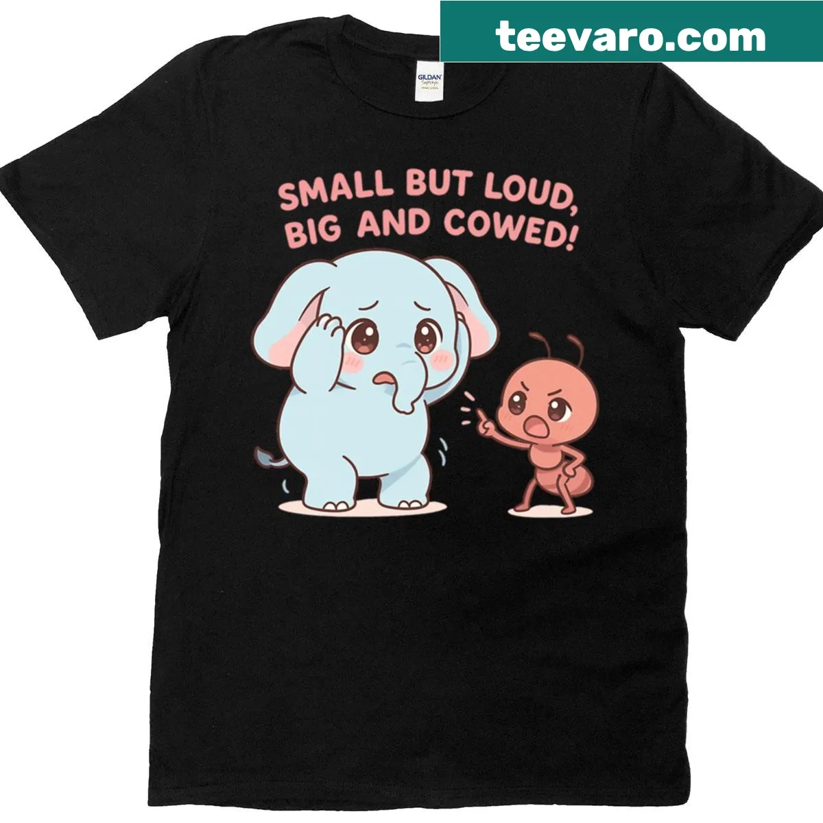 T-shirt with text 'Size Doesn't Matter' — on a men's t-shirt