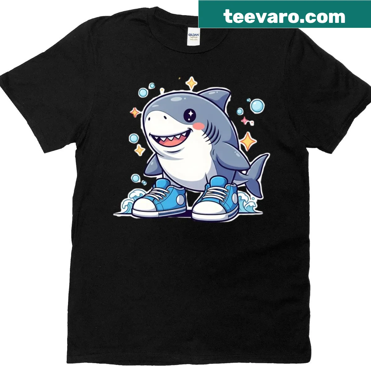 Playful oversized t-shirt with bold 'Tralalero Tralala' text — on a men's t-shirt