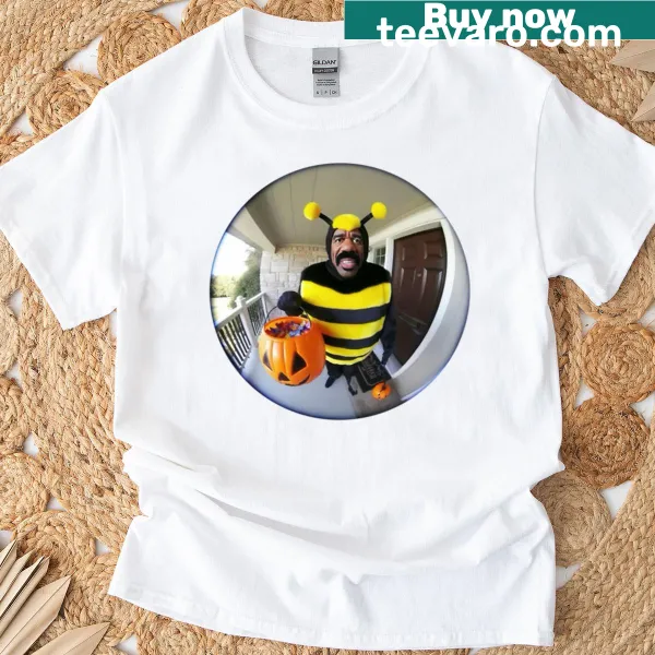 Funny Halloween T-shirt with Steve Harvey text design
