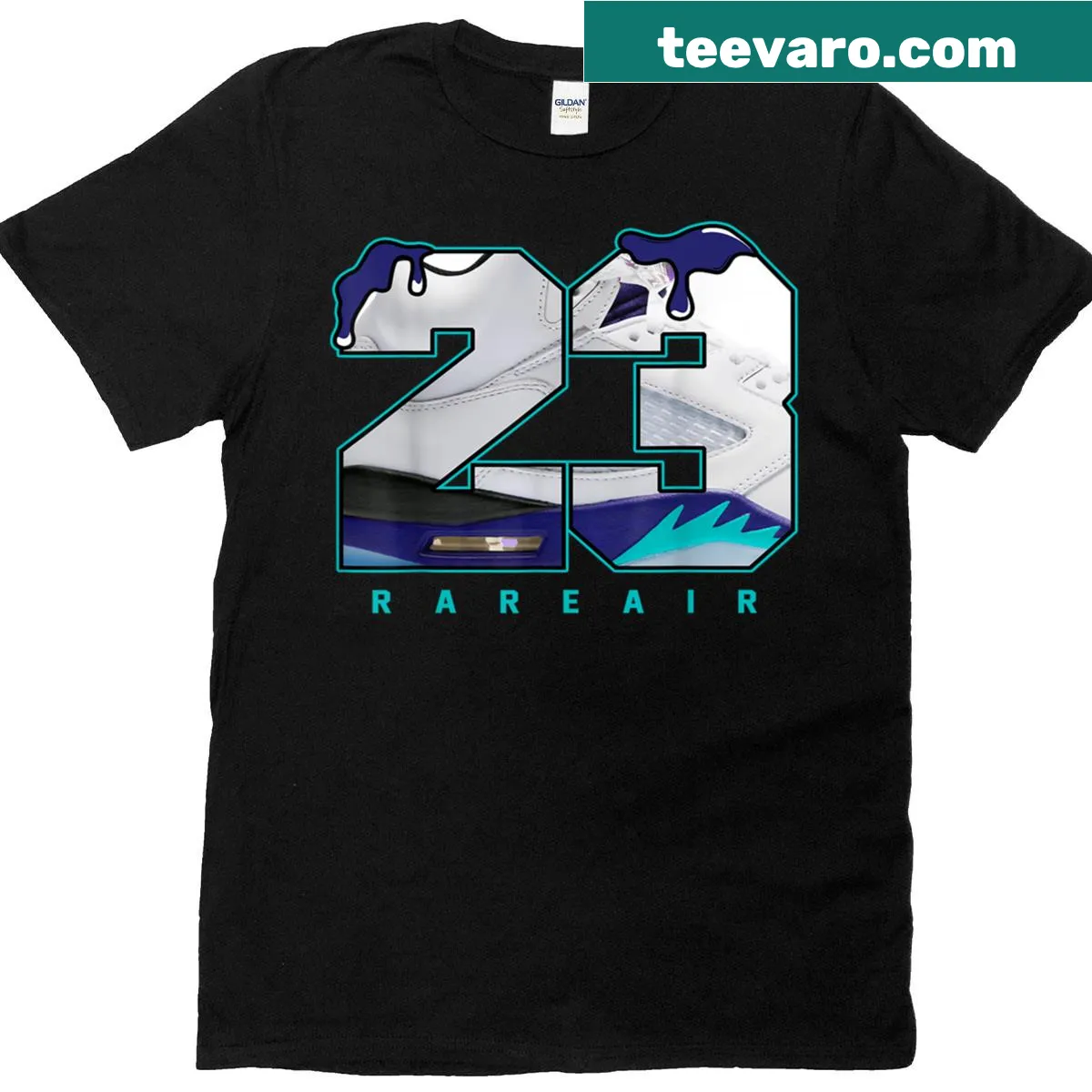 T-shirt with 'Trust No One' and Number 23 in bold typography. — on a men's t-shirt