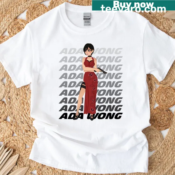 Ada Wong Resident Evil graphic tee showcasing the character