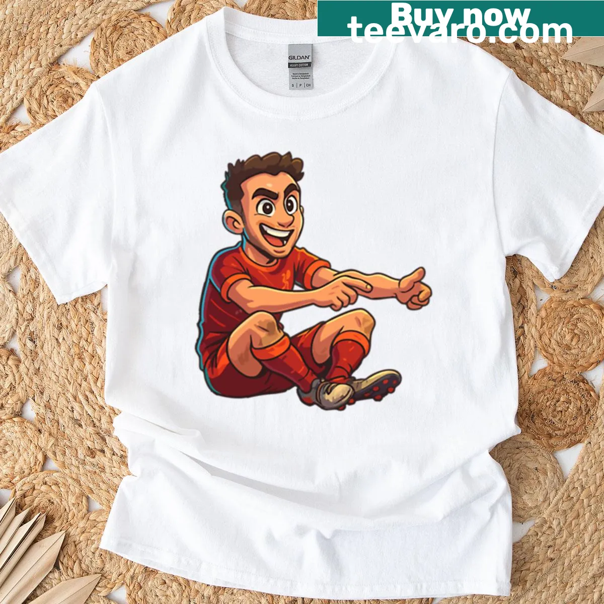Witty gamer-themed t-shirt with bold text design — on a men's t-shirt