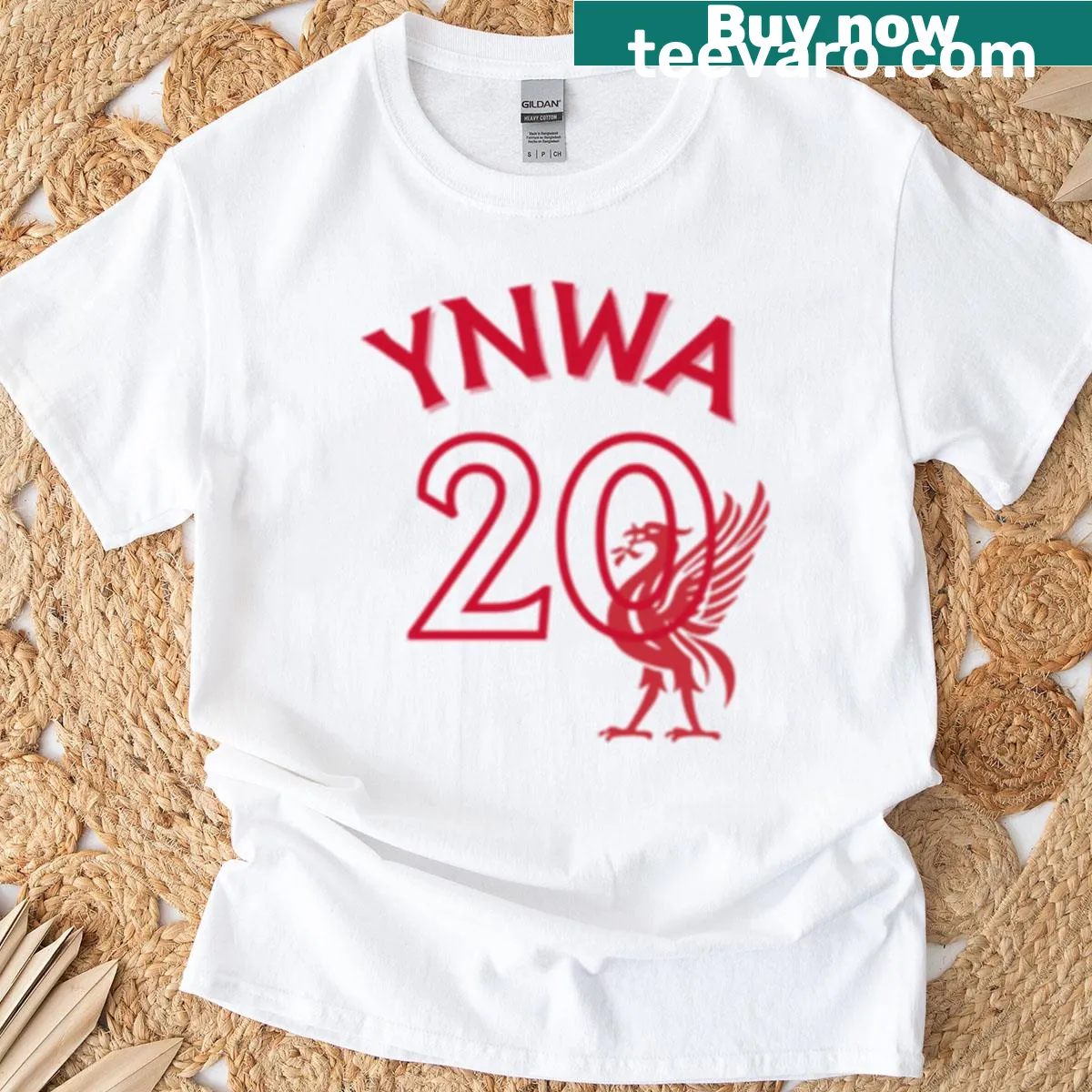 Diogo Jota 20 Liverpool sports-themed t-shirt — on a men's t-shirt