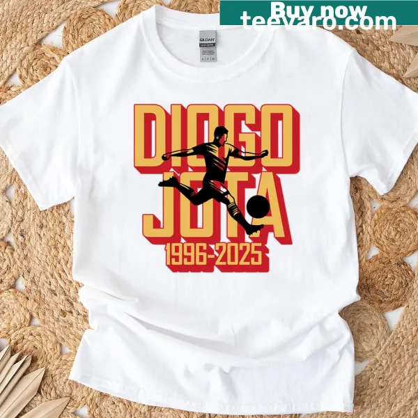 Graphic t-shirt celebrating Diogo Jota and Liverpool football