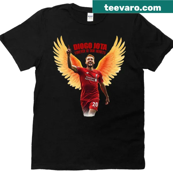 Diogo Jota footballer t-shirt featuring his name