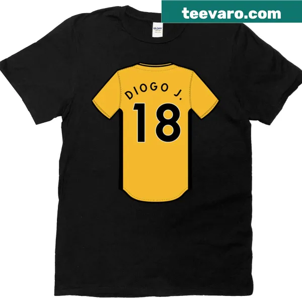 Diogo Jota jersey T-shirt featuring his name and number