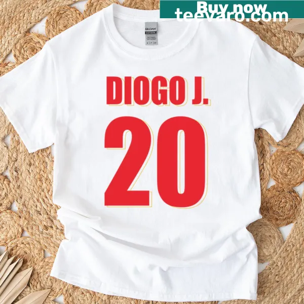 T-shirt featuring Diogo Jota's jersey number 20.