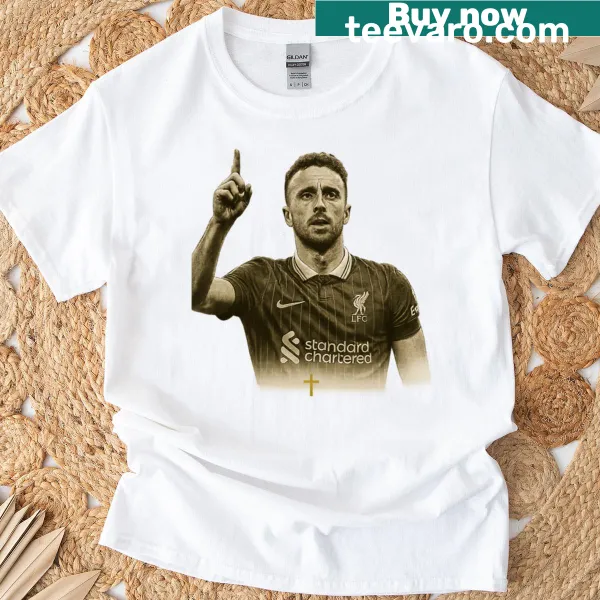 Portrait illustration of Diogo Jota celebrating his football legacy