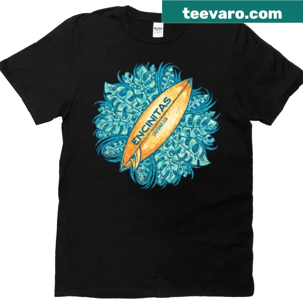 Oversized T-shirt with a tropical design showcasing palm trees