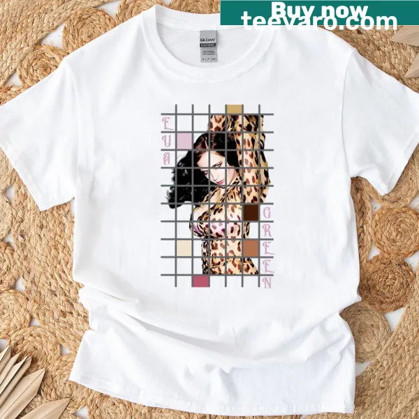 Minimalist Eva Green graphic tee for fans of the actress.