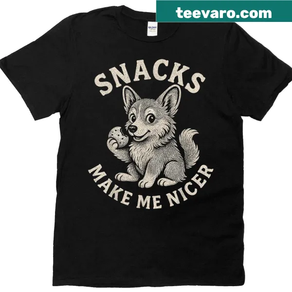 Cute corgi surrounded by cookies in a humorous design