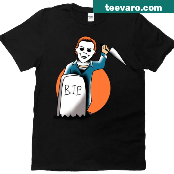 Halloween-themed shirt with a spooky graphic design