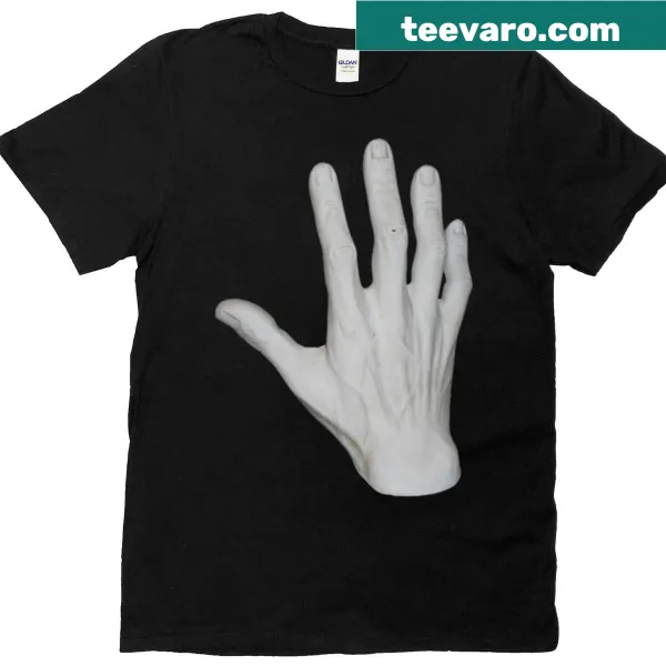 Hand-lettered T-shirt featuring unique crystal art typography
