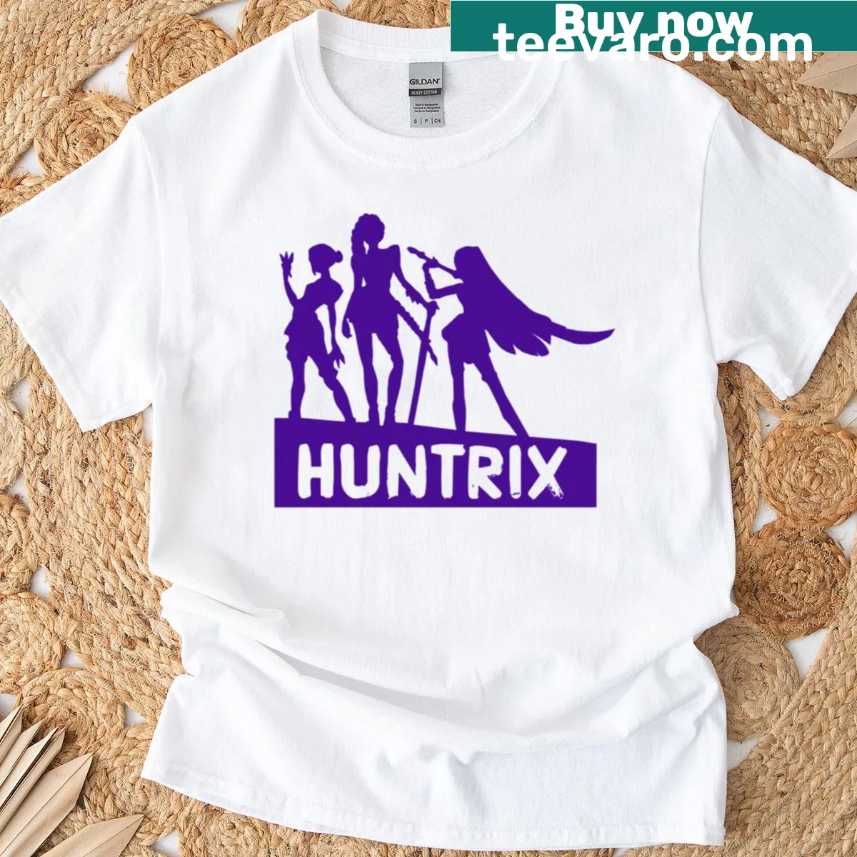 Minimalist silhouette of a hunter on a T-shirt — on a men's t-shirt