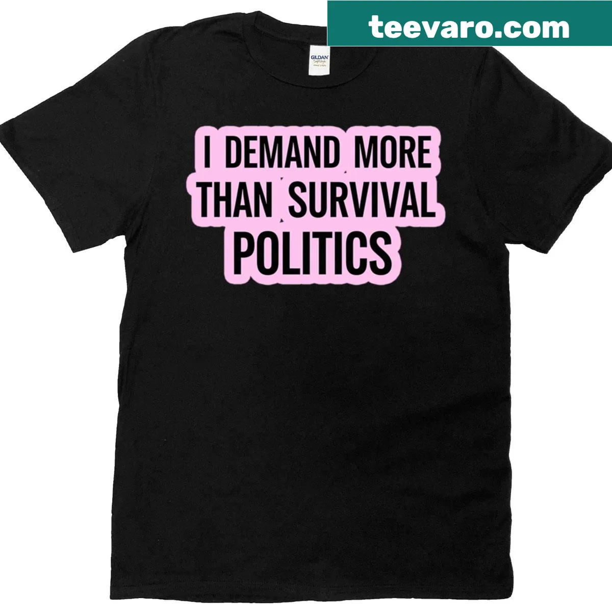 Empowering t-shirt that emphasizes political consciousness and ambition. — on a men's t-shirt