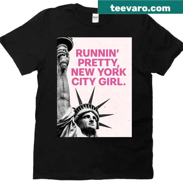 T-shirt with 'Native New Yorker - Pretty Girl' text