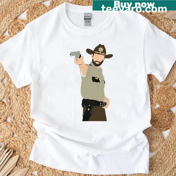 Text-based Officer Friendly t-shirt with friendly message