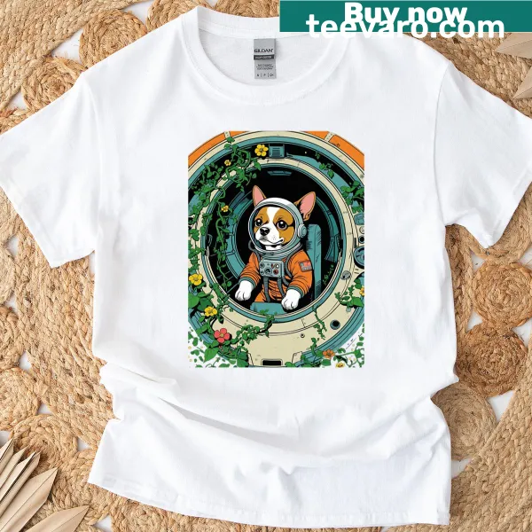 Playful space adventure T-shirt design
