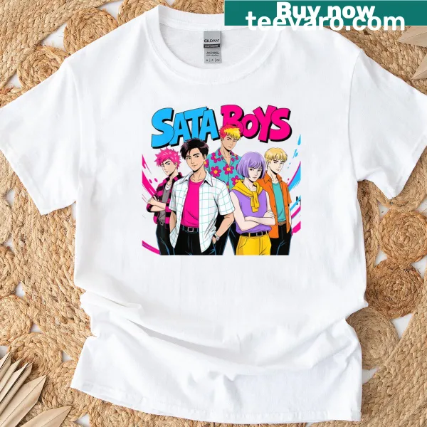 Officially licensed T-shirt featuring Saja Boy character