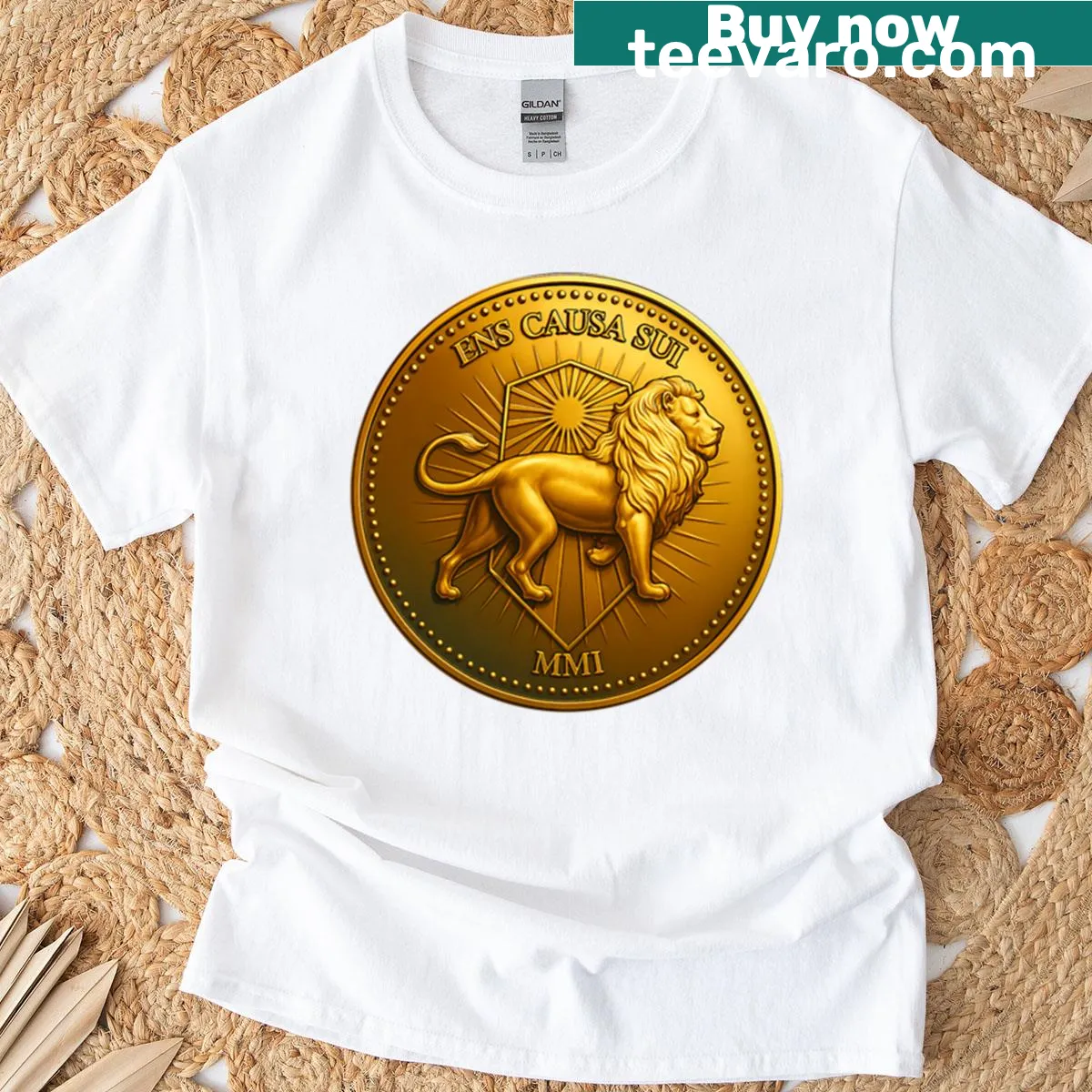 Humorous typography design on The Coin T-shirt about respect and values — on a men's t-shirt