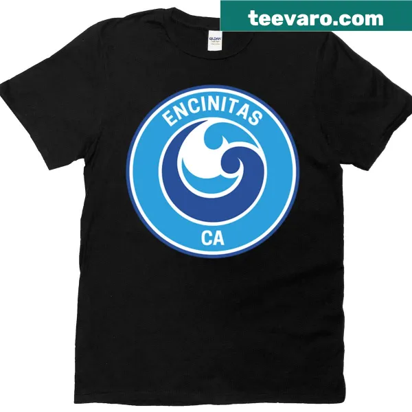 Vintage Encinitas California t-shirt with coastal graphic