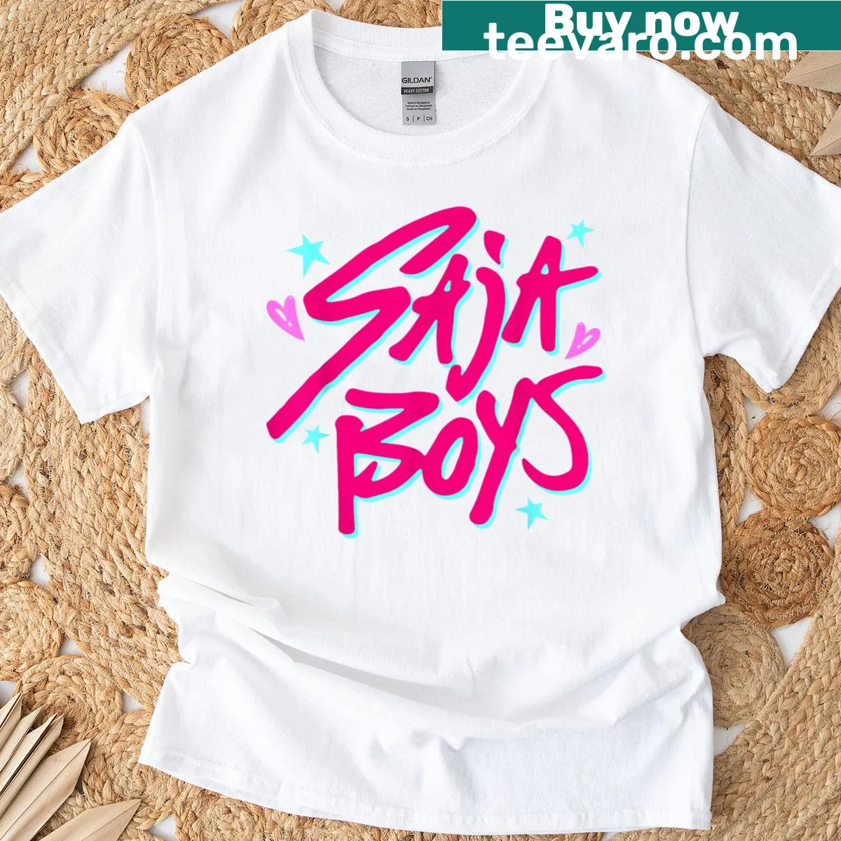 Funny vintage-style birthday meme T-shirt featuring the name Saja — on a men's t-shirt