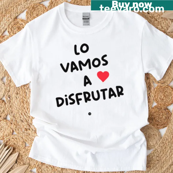 T-shirt with inspirational sports message 'We're Going To Enjoy It FC'