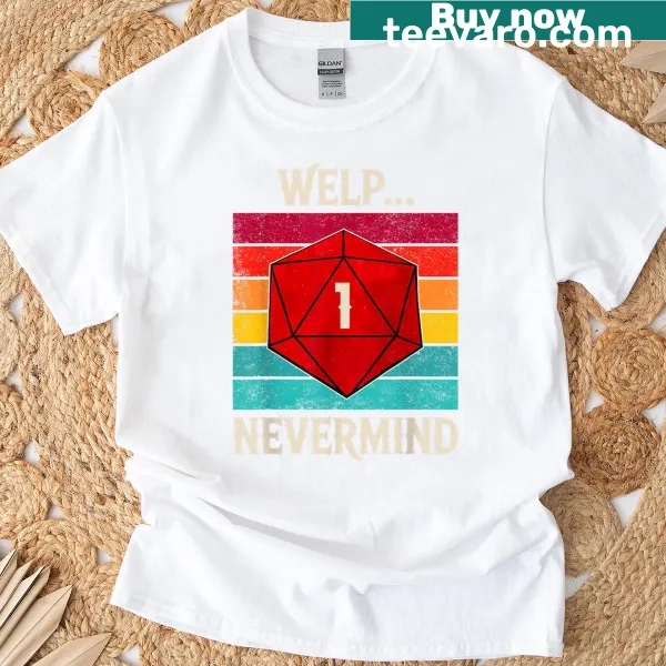 Funny gaming shirt with D20 dice graphic and text