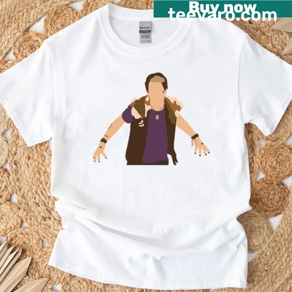 Retro zombie graphic with 'Wyatt Lykensen' text on T-shirt