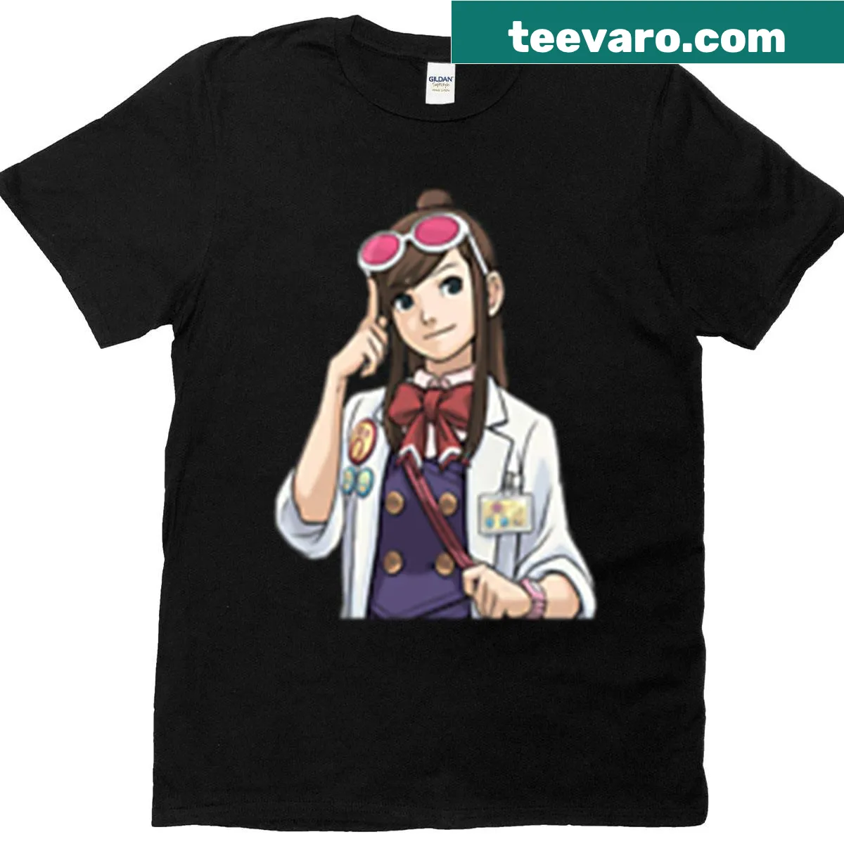 Portrait of Young Ema Skye T-shirt design — on a men's t-shirt