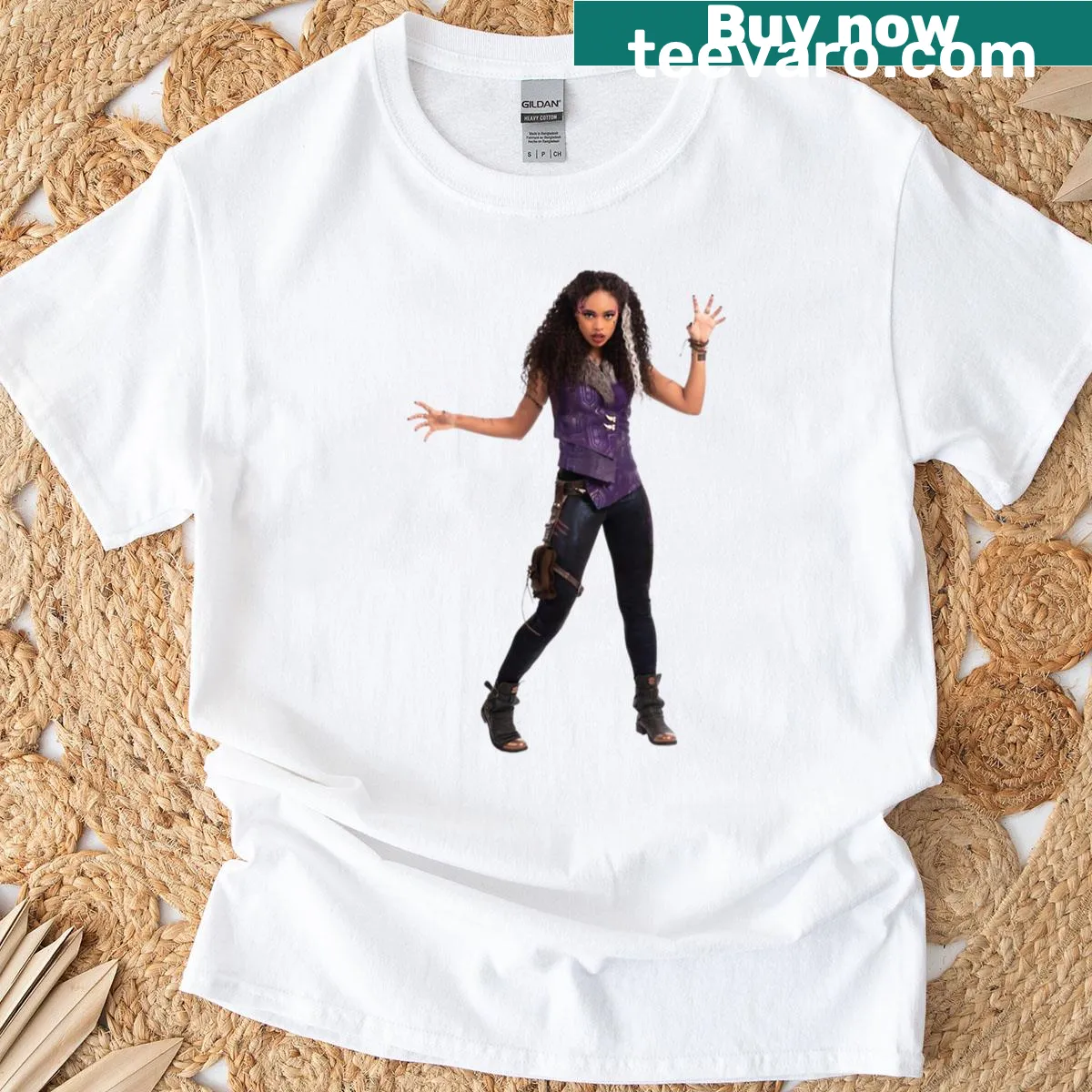 Illustration of Willa from Zombies 3 on a T-shirt — on a men's t-shirt