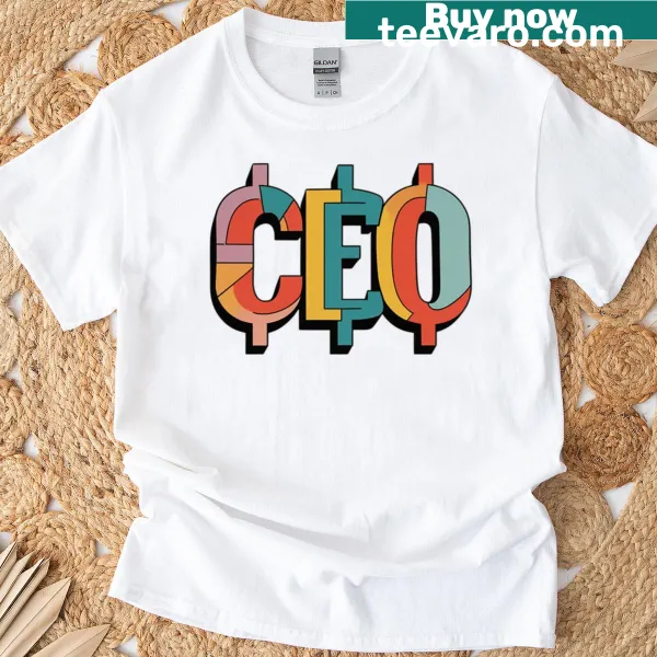 Funny t-shirt with playful text about being a boss