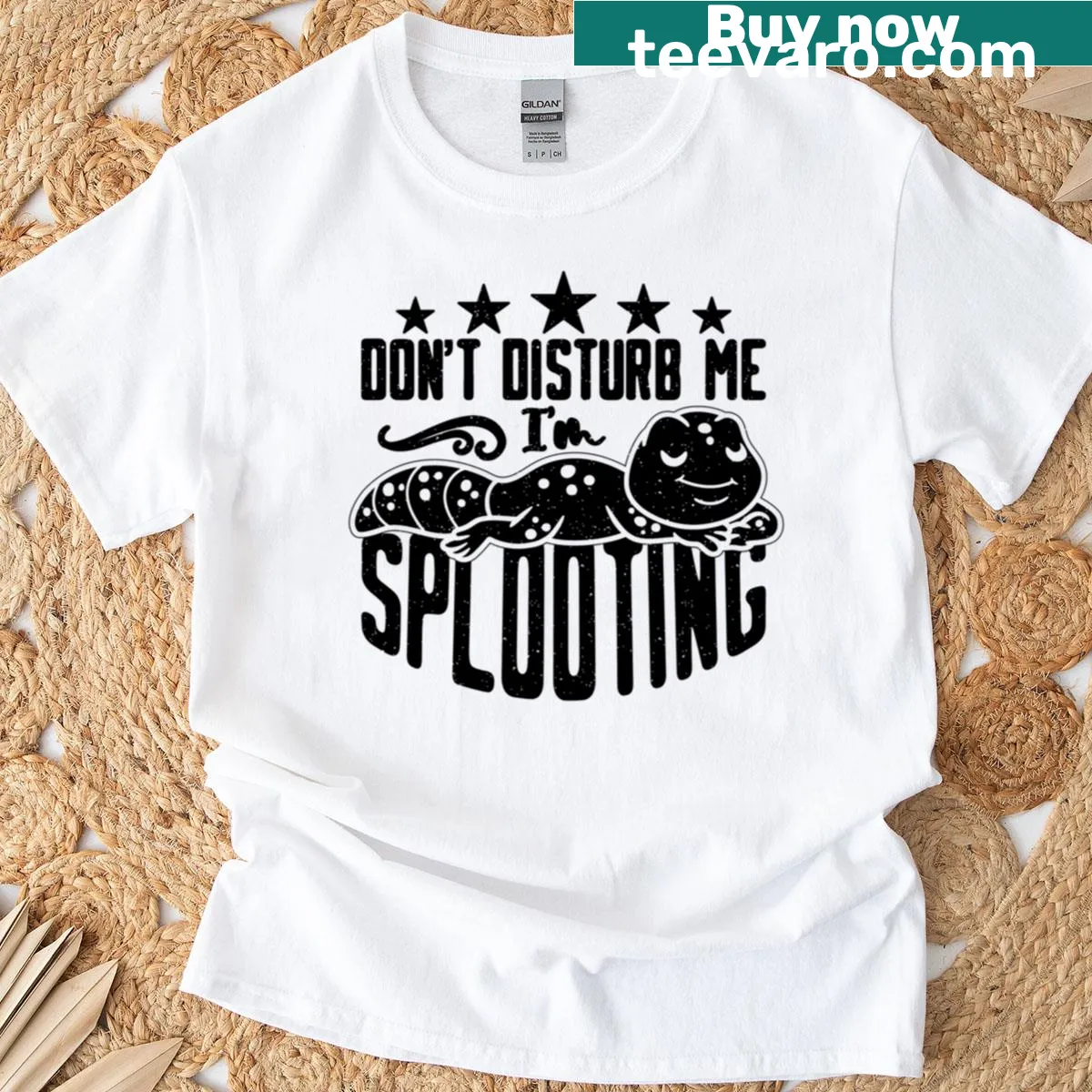 Funny reptile lover t-shirt with text for leopard gecko enthusiasts — on a men's t-shirt