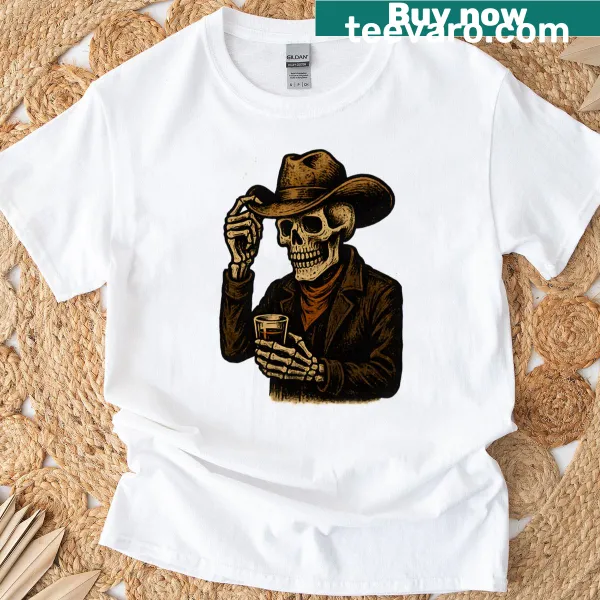Playful El Burro Blanco tequila graphic on t-shirt