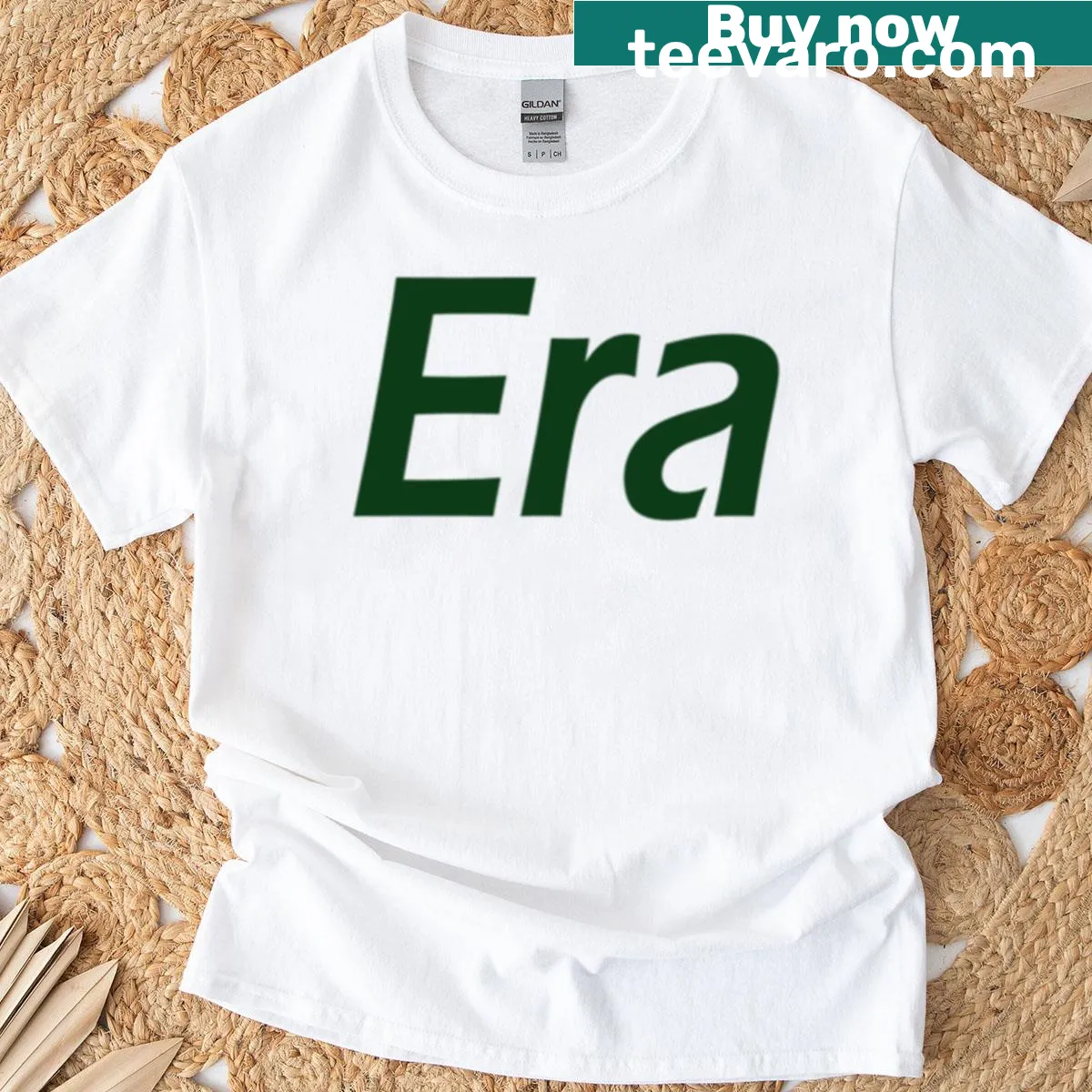 Oversized T-shirt with funny Gen Alpha slang text — on a men's t-shirt
