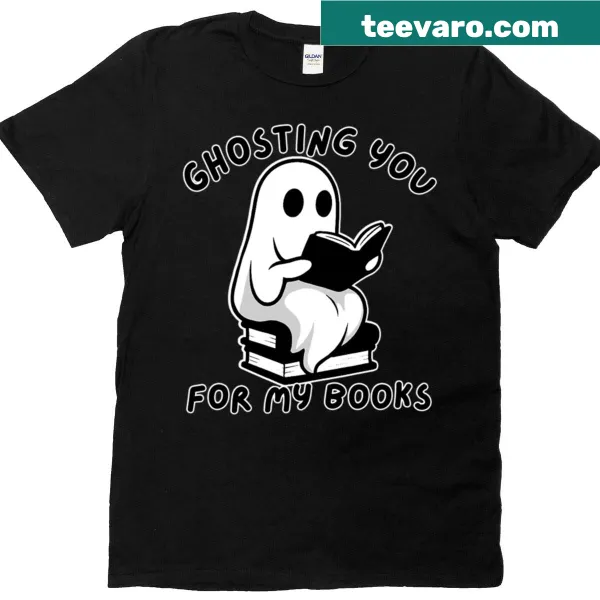 Funny Halloween T-shirt with spooky graphic and clever text