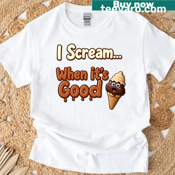 Playful chocolate-themed typography t-shirt