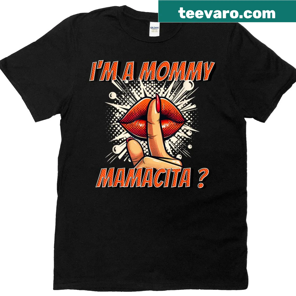 Funny meme-inspired t-shirt for moms with playful quote design — on a men's t-shirt