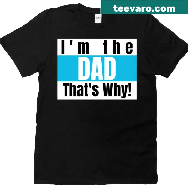 Oversized dad t-shirt with humorous phrase