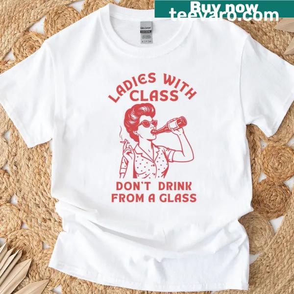Vintage funny housewife beer tee with clever slogan