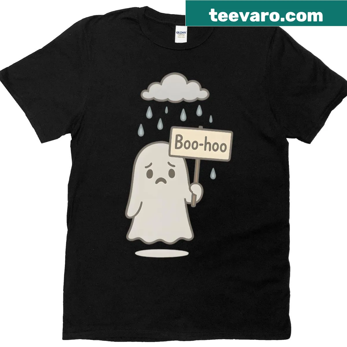 Illustration of an overworked plant in an office cubicle on t-shirt — on a men's t-shirt