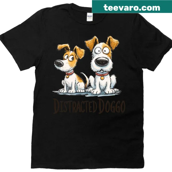 Cute cartoon dog popping out of a popcorn bucket design.