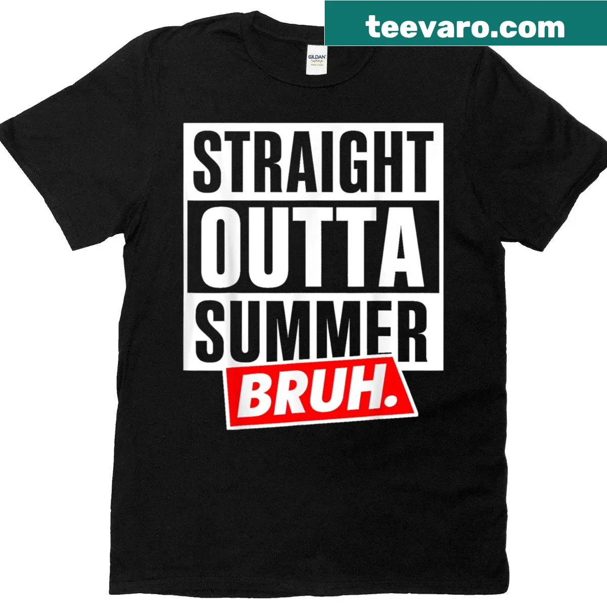 Casual T-shirt with summer-themed text for laid-back vibes — on a men's t-shirt