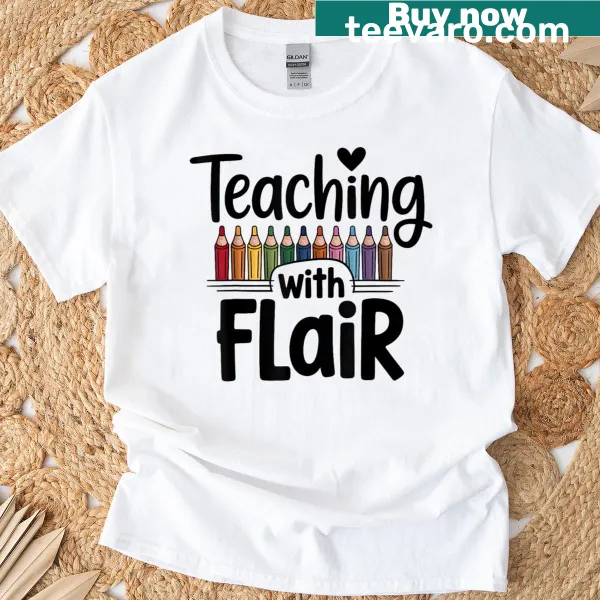Typography design for preschool teacher t-shirt