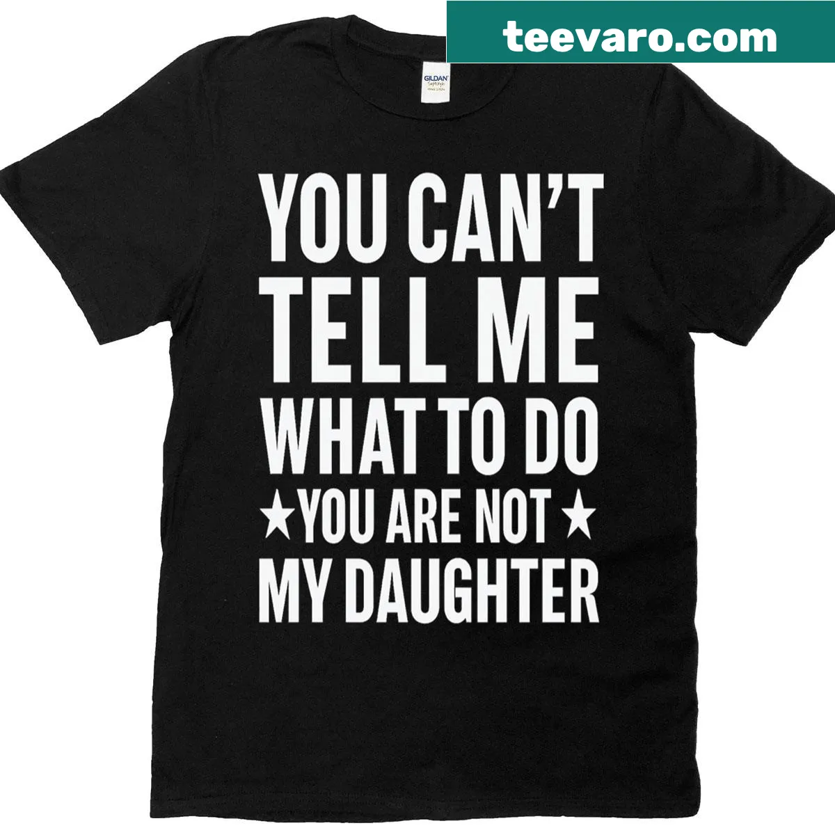 Funny dad T-shirt with humorous saying about parenting — on a men's t-shirt