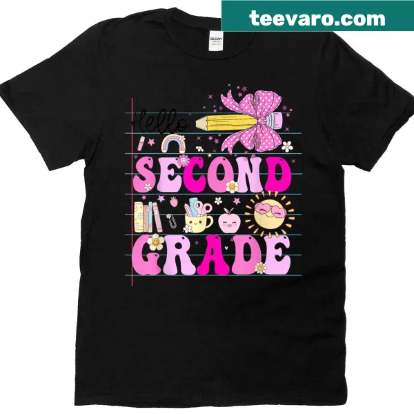 T-shirt for second-grade teachers with '2nd Grade For Girls' text